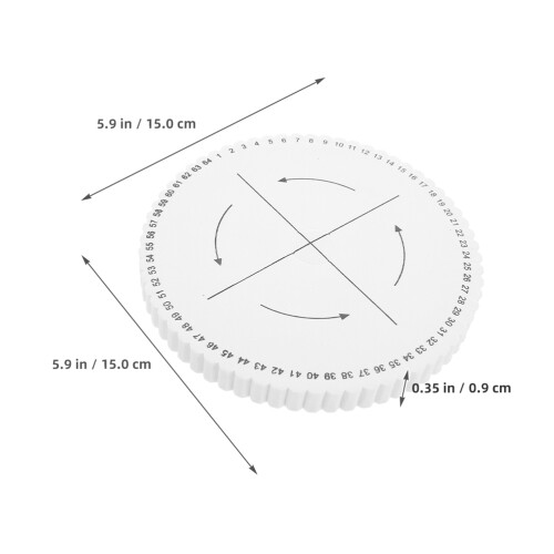 5pcs Slot Braiding Disk Thickened Kumihimo Plate Portable String Board 2