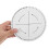 5pcs Slot Braiding Disk Thickened Kumihimo Plate Portable String Board 4