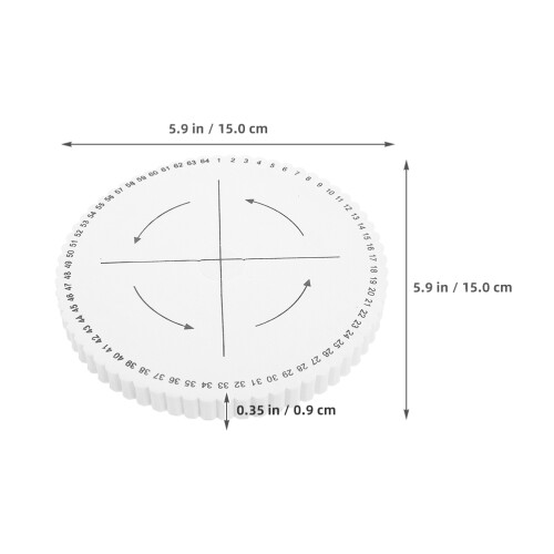 5pcs Slot Braiding Disk Thickened Kumihimo Plate Portable String Board 1