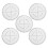 5pcs Slot Braiding Disk Thickened Kumihimo Plate Portable String Board 1