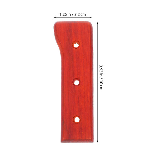1 Pair Wooden Cutter Grip Replacement Non-Slip Handle for Kitchen Use 2