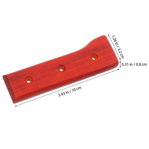 1 Pair Wooden Cutter Grip Replacement Non-Slip Handle for Kitchen Use 1