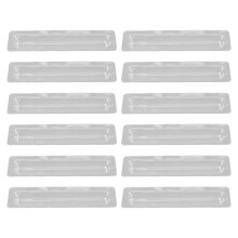 12pcs Plastic Clock Hands Protection Box Transparent Anti-Squeeze