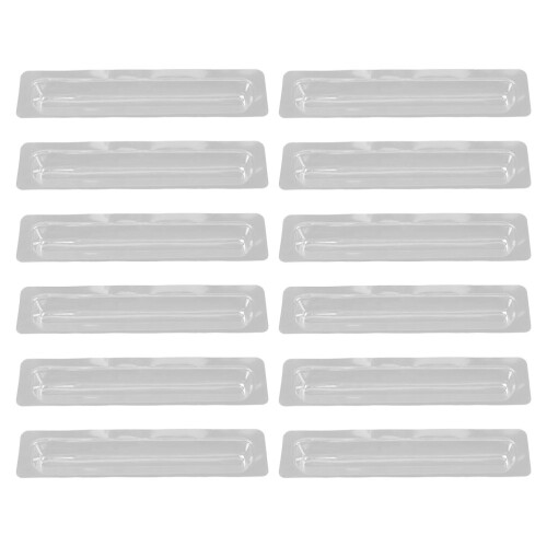12pcs Plastic Clock Hands Protection Box Transparent Anti-Squeeze
