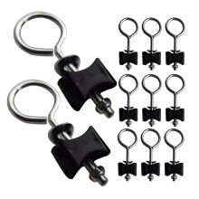 15 Sets Trampoline Screws and Nuts Anti-Loose Steel