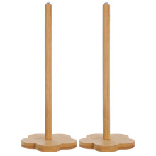 2pcs Wooden Whorl Drop Spindle for Hand Spinning Yarn