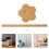 2pcs Wooden Whorl Drop Spindle for Hand Spinning Yarn 11