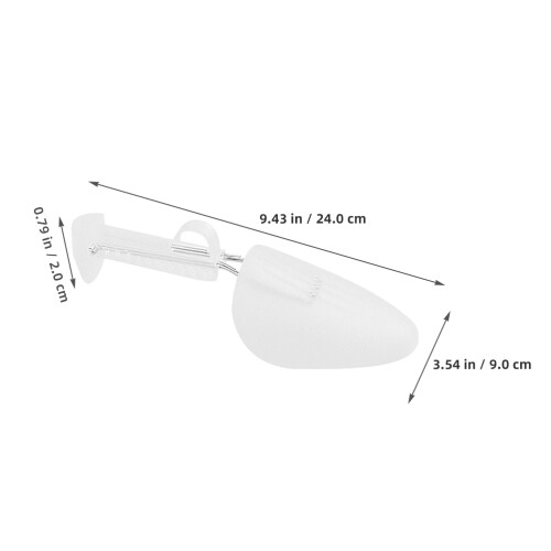 2 Pairs Adjustable Plastic Shoe Trees Men's Boot Support 1