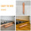 4pcs Wooden Pan Handle Replacement for Milk Pan Japanese Style Pot 8