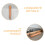 4pcs Wooden Pan Handle Replacement for Milk Pan Japanese Style Pot 9