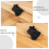 3pcs Universal Fan Connector Mounting Elbow for Standing Table Fans 8