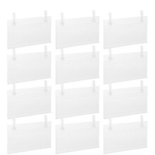 1 Set Transparent Price Tag Holder for Store Shelves
