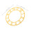 2pcs Acrylic Wall Clock Face 7.86" Arabic Numeral Round Decor 3
