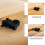 3pcs Universal Fan Connector Mounting Elbow for Standing Table Fans 9