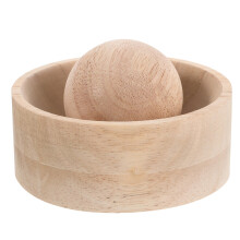 Wooden Dumpling Press Tool for Ravioli Wonton Skin Beige