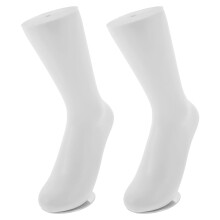 2pcs Female Foot Mannequin for Socks Display Vinyl Stand