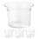 4pcs Clear Glass Candle Holders 6cmx4cm Round 11