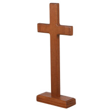 22cm Wooden Cross - Beechwood Christian Decor