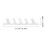 4pcs 5-Position Adjustable Brackets for Chaise Lounge Reclining 3
