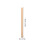 8pcs Pottery Rolling Mud Stick Guide Set Wooden Strips Clay Tools 2