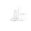 8 clear hold down brackets for horizontal blinds and shades 3