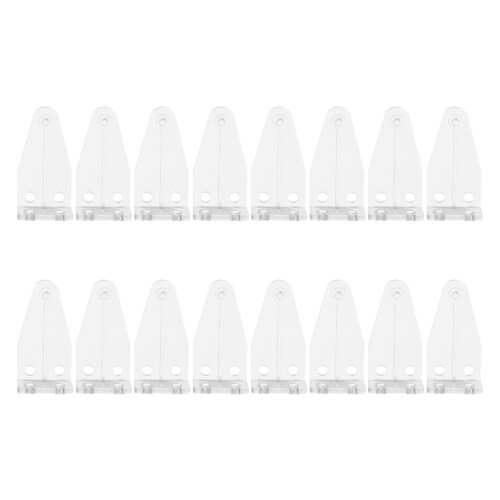 8 clear hold down brackets for horizontal blinds and shades