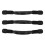 3Sets Zwarte Plastic Draaggrepen Met Schroeven Voor En Boot 11