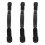 3Sets Zwarte Plastic Draaggrepen Met Schroeven Voor En Boot 1