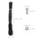 3Sets Zwarte Plastic Draaggrepen Met Schroeven Voor En Boot 3