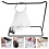 1 Set Nail Art Display Board with Iron Holder and Ring Acrylic Sticks 10