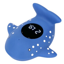 Whale Baby Bath Thermometer, Digital, IP67, 10.3x10cm