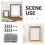160pcs Picture Frame Button Fasteners with Screws Black 8