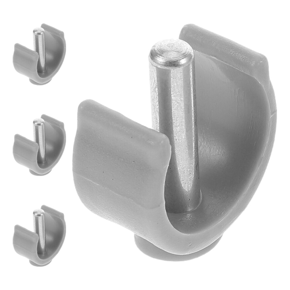 Vaguelly 4Pcs C-Shape Latch Clamps For Walking Stick Cane Pin Locks