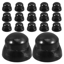 20pcs Playground Bolt Covers Plastic Black Nut Protectors for M8/M10