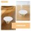8pcs Fire Sprinkler Cover Plate White Concealed Flat Escutcheon 8