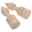 2pcs Unfinished Wooden Finials for Bed Posts Staircases Decor 11