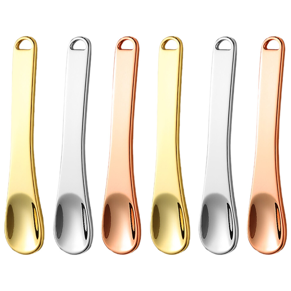 Aboofan Cream 6Pcs Cosmetic Spatula Zinc Alloy Skincare Spoon For Face Mask