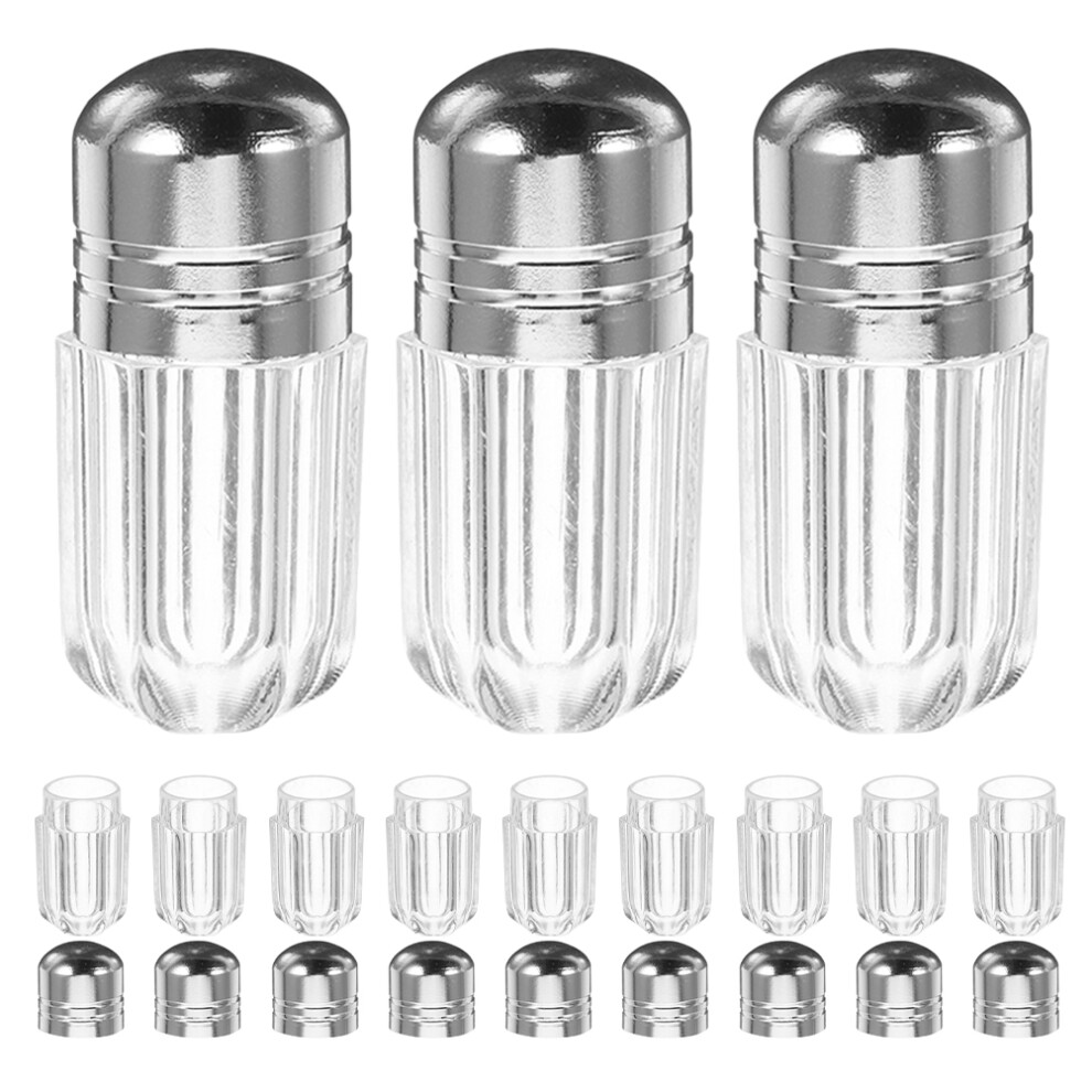 Vaguelly 24Pcs Portable Pill Bottle With Cap - Leakproof Medicine Container
