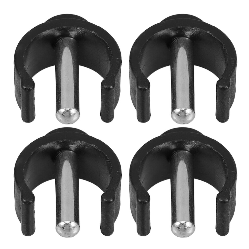 Vaguelly 4 Pcs C-Shape Latch Clamp For 22Mm Tube Walker Crutch Accessories