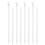 4Sets Plastic Curtain Tilt Rod Window Blind Wand Replacement White 1