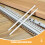 4Sets Plastic Curtain Tilt Rod Window Blind Wand Replacement White 8