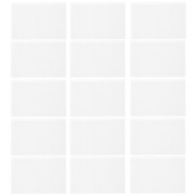 50pcs Semi Transparent Badge Covers Clear Plastic Card Holders
