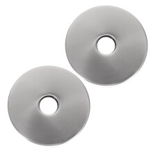 2 Pcs Stainless Steel Shower Escutcheons 21mm