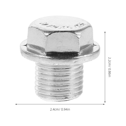 1 Set Oil Drain Plug Pan Bolt Leak-Proof for Engine Maintenance 1
