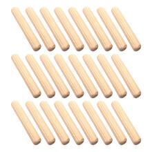 500pcs 5x25mm Wood Dowel Rods for Crafts DIY Furniture Repair