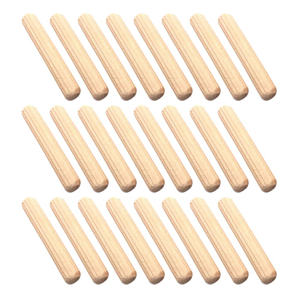 500Pcs 5X25mm Wood Dowel Rods For Crafts Diy Furniture Repair 3191224704816