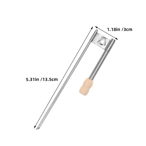 2pcs Ceramic Atomizer with Steel Glaze Sprayer Wood Nozzle 2