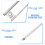 2pcs Ceramic Atomizer with Steel Glaze Sprayer Wood Nozzle 6