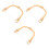 3pcs Rattan Teapot Handle U-Shape Replacement for 11cm-13cm Pots 10