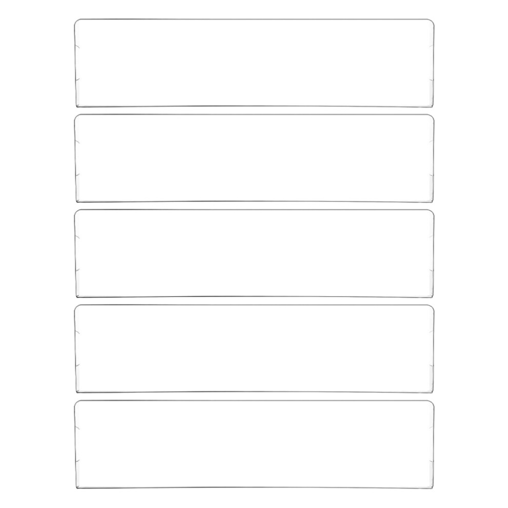 Photos - Other Furniture 5pcs Acrylic Wall Nameplate Bracket Adhesive Display Holder